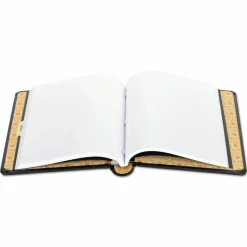 Wilson Jones Minute Book, Letter Size 8 1/2"x11", 250 Pages, Black - 125 Sheet(s) - 28 lb - Sewn Bound - Letter - 8 1/2"x11" Sheet Size - Black Cover