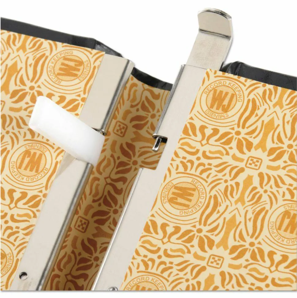 Wilson Jones Minute Book, Letter Size 8 1/2"x11", 250 Pages, Black - 125 Sheet(s) - 28 lb - Sewn Bound - Letter - 8 1/2"x11" Sheet Size - Black Cover
