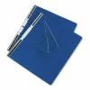 Wilson Jones Presstex Data Binder With Retractable Hooks, 14 7/8" x 11", Dark Blue
