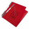 Wilson Jones Presstex Data Binder With Retractable Hooks, 60% Recycled, Executive Red