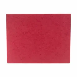 Wilson Jones Presstex Data Binder With Retractable Hooks, 60% Recycled, Executive Red