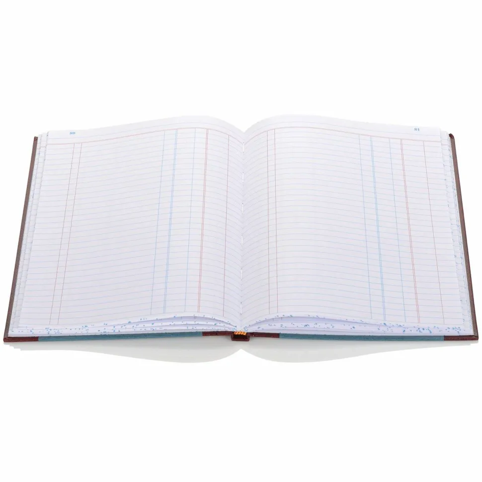 Wilson Jones S300 Single Entry Ledger Account Journal - 150 Sheet(s) - 7 1/4" x 11 3/4" Sheet Size - Blue - White Sheet(s) - Blue Cover - 1 Each