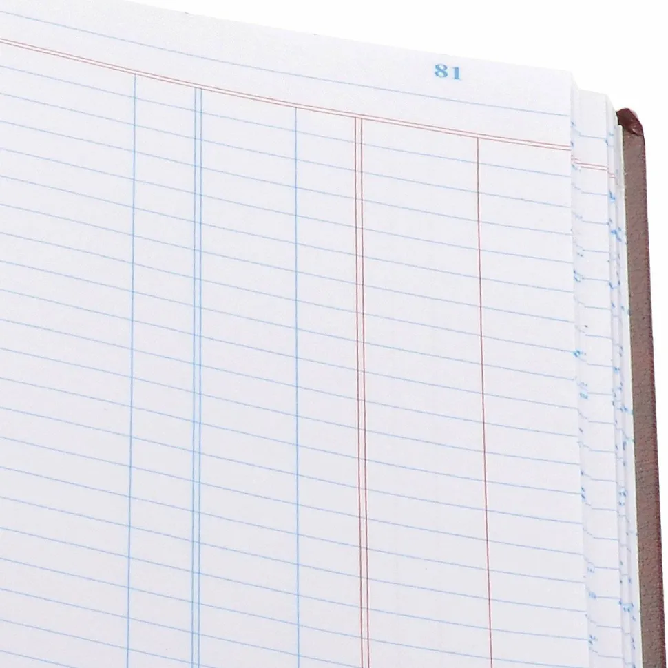 Wilson Jones S300 Single Entry Ledger Account Journal - 150 Sheet(s) - 7 1/4" x 11 3/4" Sheet Size - Blue - White Sheet(s) - Blue Cover - 1 Each