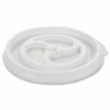 WinCup Plastic Lids for Foam Cups and Bowls, Slotted, Fits 8 oz to 10 oz Hot Cup, White, 1,000/Carton