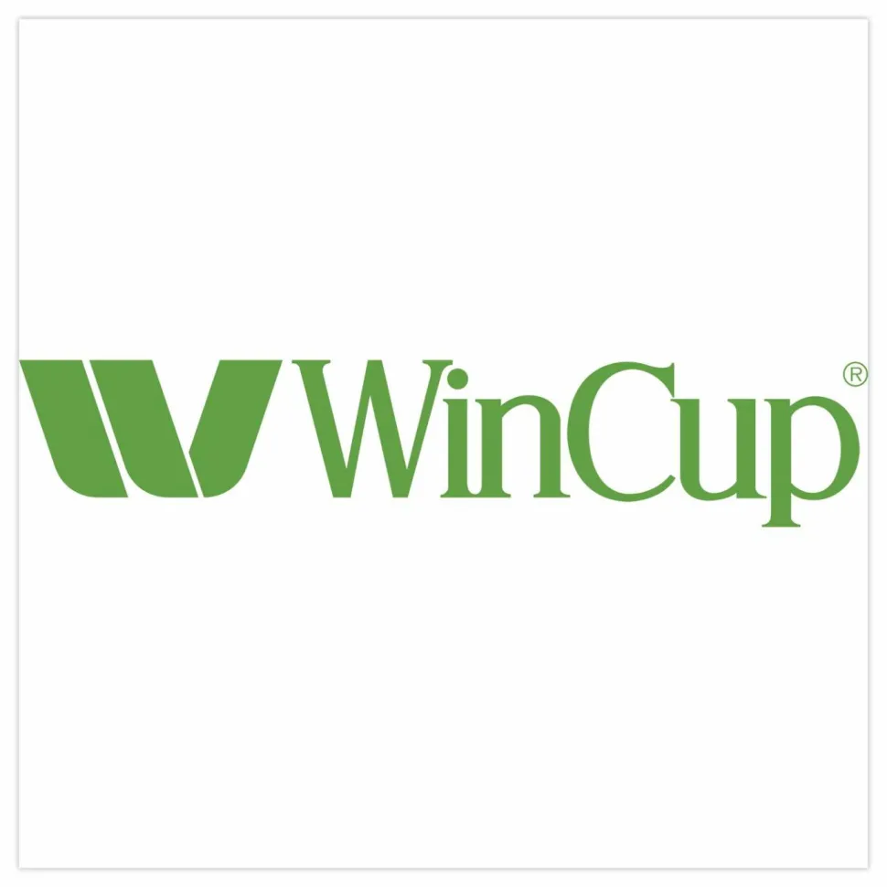 WinCup Plastic Lids for Foam Cups and Bowls, Slotted, Fits 8 oz to 10 oz Hot Cup, White, 1,000/Carton