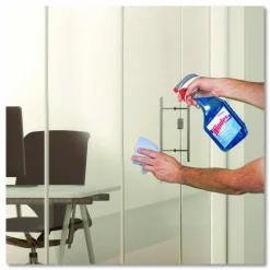Windex Ammonia-D Glass Cleaner, 32 oz Spray Bottle, 8/Carton