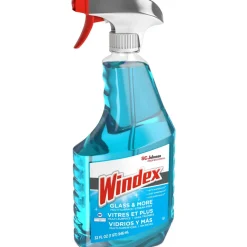 Windex Ammonia-D Glass Cleaner, 32 oz Spray Bottle, 8/Carton