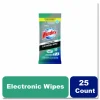 Windex Electronics-Cleaner Wipes, 1-Ply, 7 x 10, Neutral Scent, White, 25 Wipes