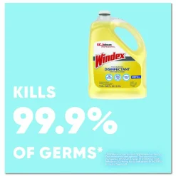 Windex Multi-Surface Disinfectant Cleaner, Citrus Scent, 128 Oz Bottle, Pack Of 4