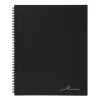 Wirebound Business Notebook, 8-7/8" x 11", 1 Subject, Narrow Ruled, 80 Sheets, Black