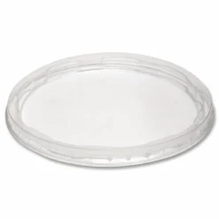 WNA Deli Container Lids, Plug-Style, Clear, Plastic, 50/Pack, 10 Packs/Carton