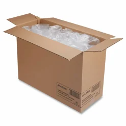 WNA Deli Containers, 8 oz, Clear, Plastic, 50/Pack, 10 Pack/Carton