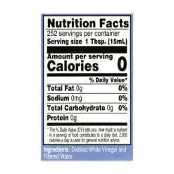 Woeber's White Distilled Vinegar, 1 gal Bottle, 6/Carton