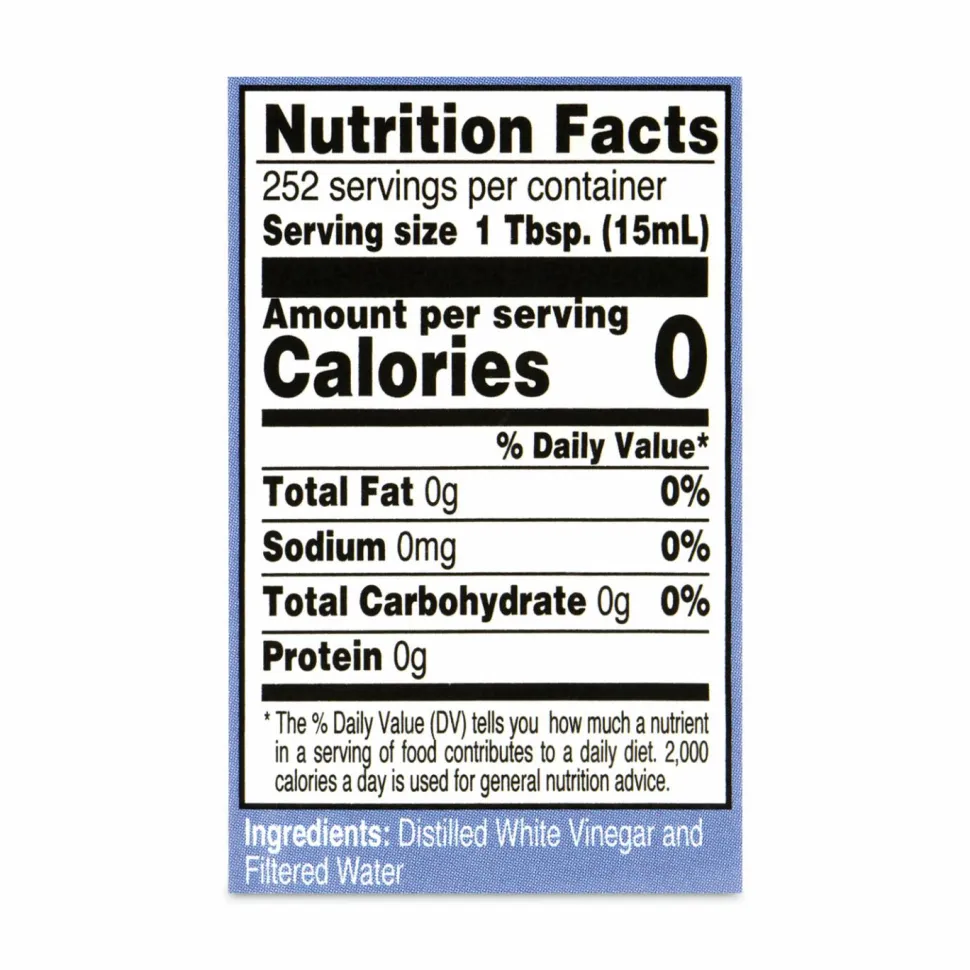 Woeber's White Distilled Vinegar, 1 gal Bottle, 6/Carton