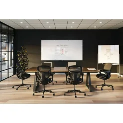 WorkPro Magnetic Glass Unframed Dry-Erase Whiteboard, 96