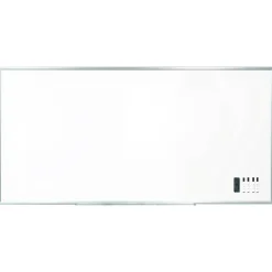 WorkPro Porcelain Magnetic Dry-Erase Whiteboard, 48