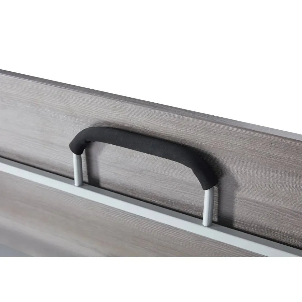 WorkPro AnyPlace Flip-Top Nesting Training Table With Modesty Panel, 60"W x 29-1/2"H x 24"D, Gray/Silver