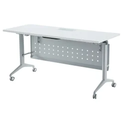 WorkPro AnyPlace Flip-Top Nesting Training Table With Modesty Panel, 60