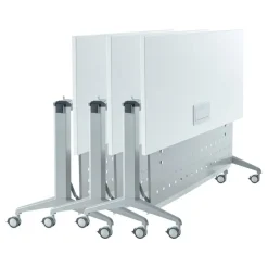 WorkPro AnyPlace Flip-Top Nesting Training Table With Modesty Panel, 60