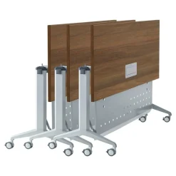 WorkPro AnyPlace Flip-Top Nesting Training Table With Modesty Panel, 60