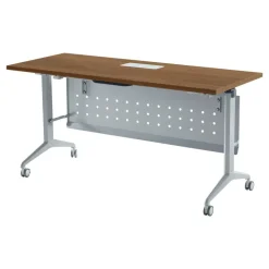 WorkPro AnyPlace Flip-Top Nesting Training Table With Modesty Panel, 60