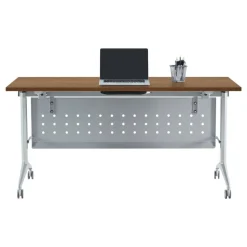 WorkPro AnyPlace Flip-Top Nesting Training Table With Modesty Panel, 60