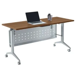 WorkPro AnyPlace Flip-Top Nesting Training Table With Modesty Panel, 60