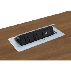 WorkPro AnyPlace Flip-Top Nesting Training Table With Modesty Panel, 60