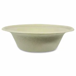 World Centric Fiber Bowls, 11.5 oz, 6 x 6 x 1.7, Natural, Paper, 1,000/Carton