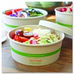 World Centric No Tree Wide Paper Bowls, 24 oz, 5.9