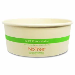 World Centric No Tree Wide Paper Bowls, 24 oz, 5.9