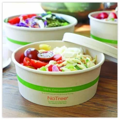 World Centric No Tree Wide Paper Bowls, 32 oz, 5.9