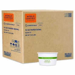 World Centric Paper Bowls, 12 oz, 4.5