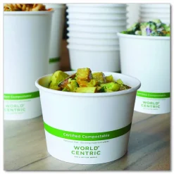 World Centric Paper Bowls, 16 oz, 4.4
