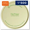 World Centric Paper Lids for Bowls, 3.6" Diameter, Brown, 500/Carton