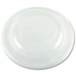 World Centric PLA Lids for Fiber Bowls, 7.5" Diameter x 1"h, Clear, Plastic, 300/Carton