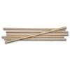 World Centric Sustainable Kraft Paper Straws, 8", 6,000/Carton