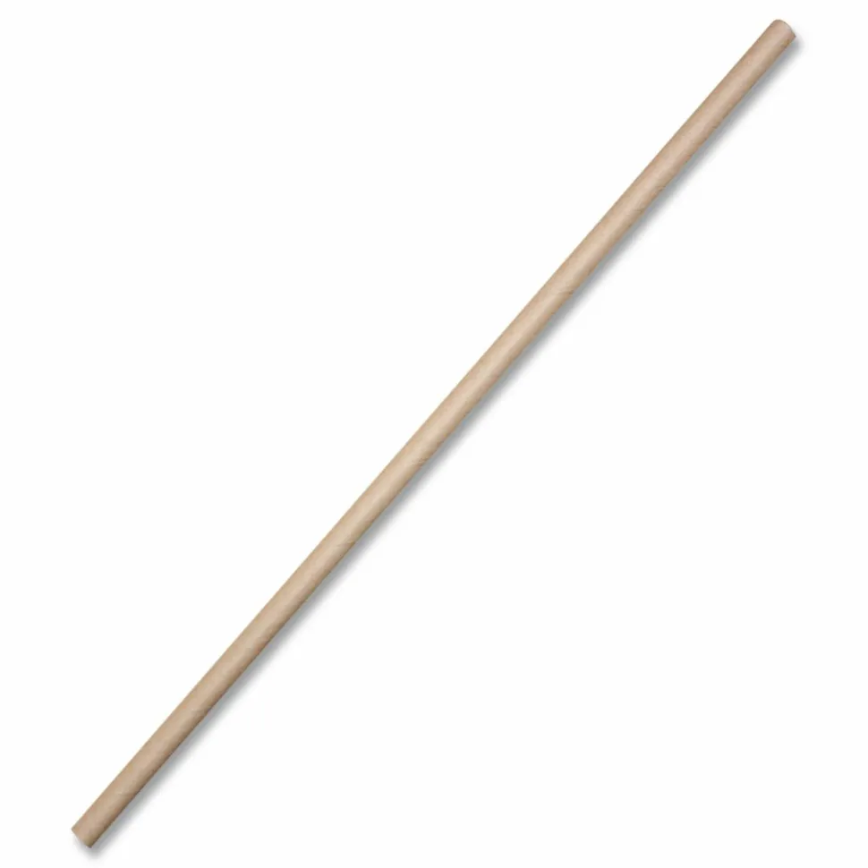World Centric Sustainable Kraft Paper Straws, 8", 6,000/Carton