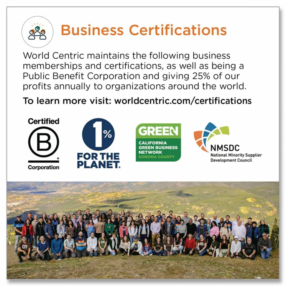 World Centric Fiber Plates, Paper, 10.1" dia, Natural, 800/Carton