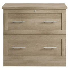 29-7/16"W x 18-1/2"D Lateral 2-Drawer File Cabinet, Spring Oak