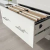 29-7/16"W x 18-1/2"D Lateral 2-Drawer File Cabinet, White