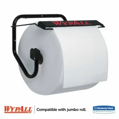 WypAll Jumbo Roll Dispenser, 16.8 x 8.8 x 10.8, Black