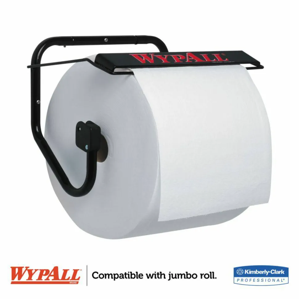 WypAll Jumbo Roll Dispenser, 16.8 x 8.8 x 10.8, Black