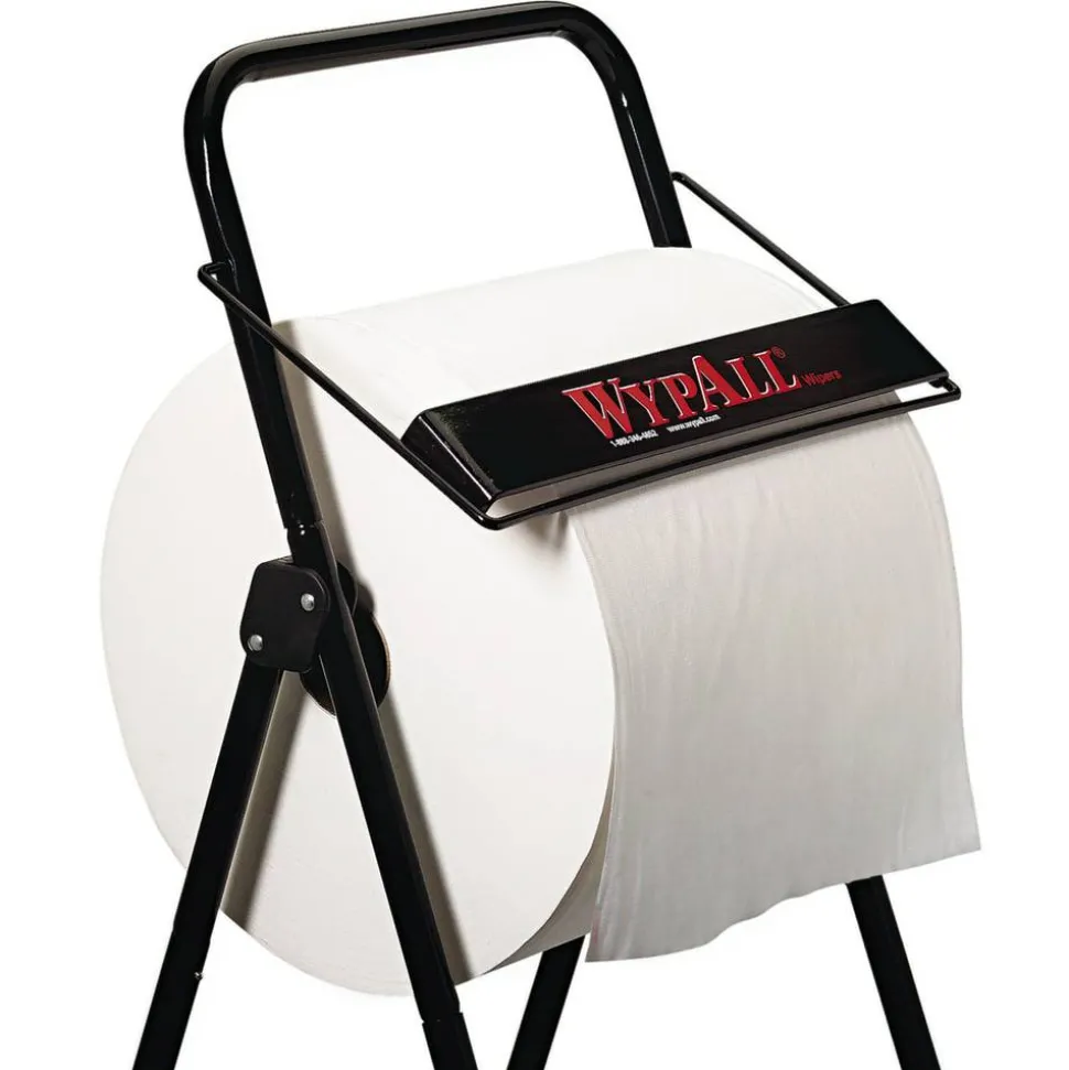 WypAll Jumbo Roll Dispenser, 16.8 x 18.5 x 33, Black