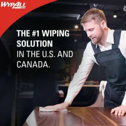 WypAll L10 SANI-PREP Dairy Towels, Banded, 2-Ply, 9.3 x 10.5, Unscented, White, 200/Pack, 12 Packs/Carton
