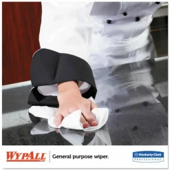 WypAll L20 Towels, BRAG Box, 11.1 x 16.8, Unscented, White, 176/Box
