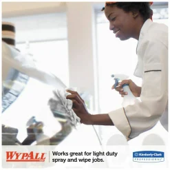 WypAll L10 Towels, POP-UP Box, 1-Ply, 9 x 10.5, White, 125/Box, 18 Boxes/Carton