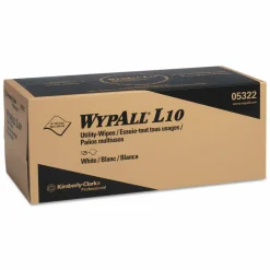 WypAll L10 Towels POP-UP Box, 1-Ply, 12 x 10.25, White, 125/Box, 18 Boxes/Carton