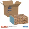 WypAll L10 Windshield Towels, Banded, 2-Ply, 9.38 x 10.25, Light Blue, 140/Pack, 16 Packs/Carton