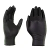 X3 Nitrile PF Gloves, Medium, Black, 100 Gloves Per Box